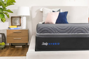 Queen Sealy Posturepedic Hybrid Premium Silver Chill Plush Mattress